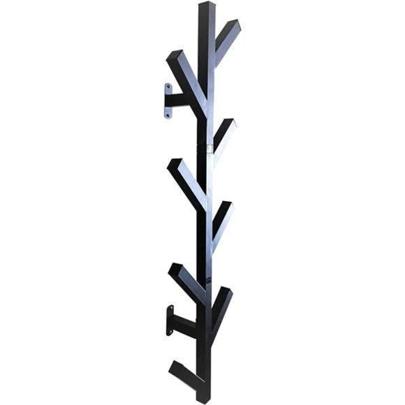 Coat Rack & Hat Rack - Modern Design - Wall Mounted - Stylish - (Black) - Picture 4 of 6